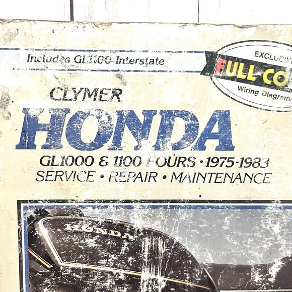 Clymer Honda Service Repair Shop Manual GL-1000 GL-1100 1975-1983 M340 - Picture 2 of 7